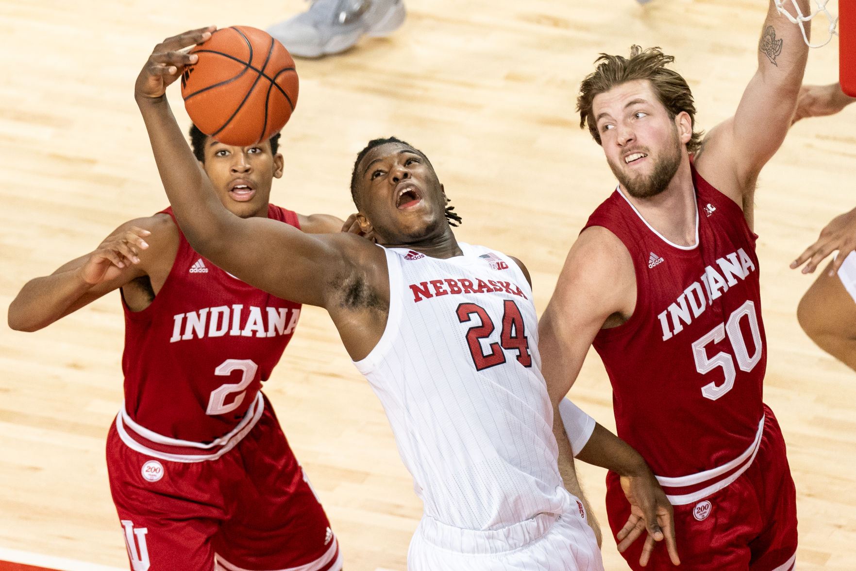 Nebraska Basketball vs. Indiana Photo No. 4